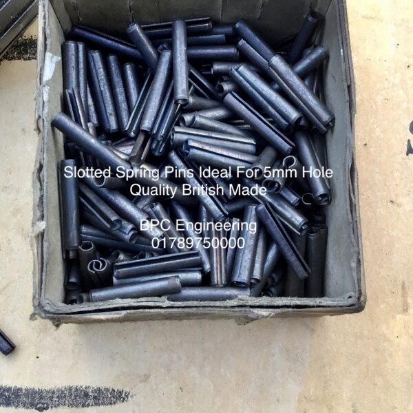 Slotted Spring Pins Ideal For 5mm Diameter Hole Size (QTY 50)