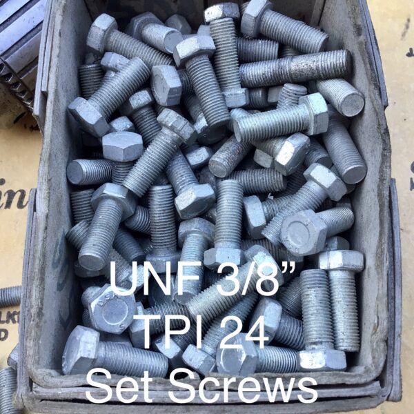 3/8” UNF Set Screws TPI 24