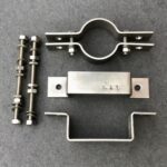 Wind Turbine Bracket 80mm Box Section To Scaffold Pole Conversion Kit