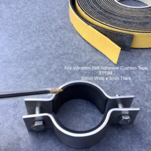 Anti Vibration Tape Self Adhesive Backed Clamp Liner EPDM