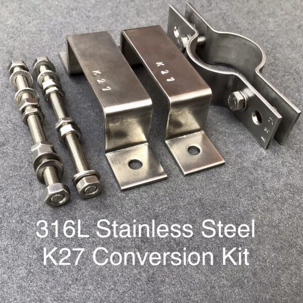 Wind Turbine Bracket 80mm Square Box Section To Scaffold Pole Conversion K27 (A4 Grade) - Image 5