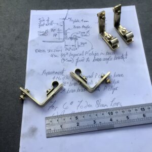 Handmade Brass Pipe Brackets 