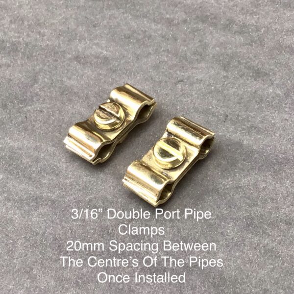 Double 3/16 Pipe Fasteners Brass QTY 2 - Image 7