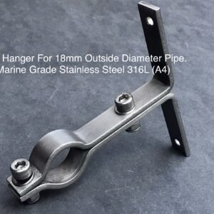 Stainless Steel Pipe Hanger Brackets Suspension-Single Port 18mm