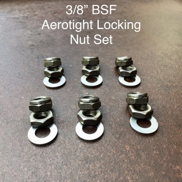 3/8” BSF Aerotight Locking Nut Set