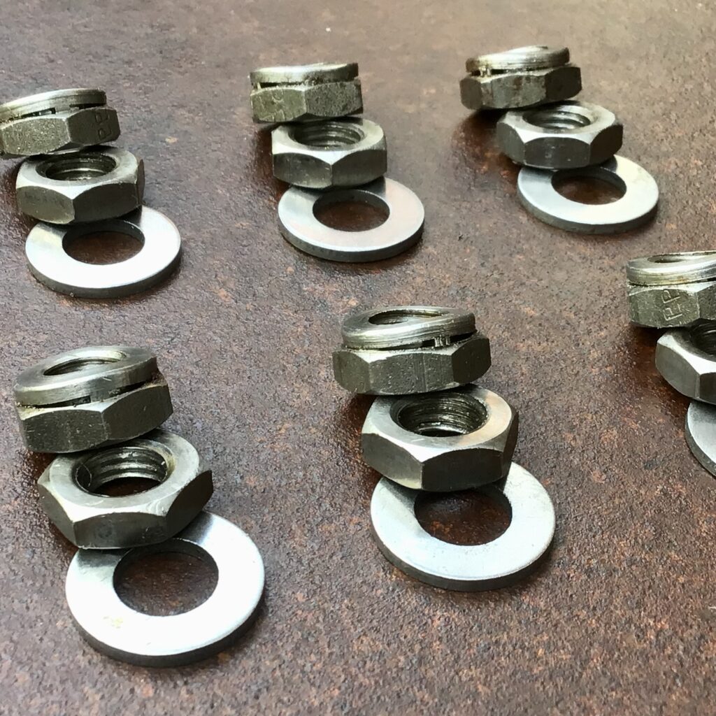 thumbnail interactive-video image 1 of Carp Fishing Bite Alarm Locking Nuts - 3/8 BSF With Rubber Washer (Locking Collars) 1 of 6